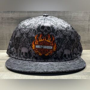 Harley Davidson ‘Skull’ Snapback Hat 
(Brand New)